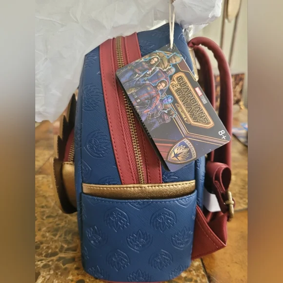 Guardians of the Galaxy Blue and Gold Backpack - Picture 3 of 8